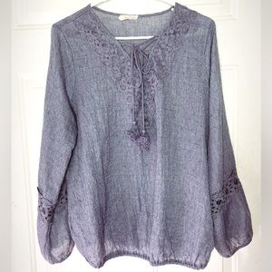 Ember Peasant blouse